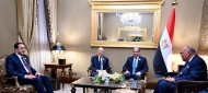 العليمي يناقش مع الرئيس المصري التطورات الراهنة في منطقتي البحر الأحمر وخليج عدن