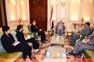 هادي يلتقي الشيخ بعد يوم من لقاء الاخير وفد تحالف صالح والحوثي